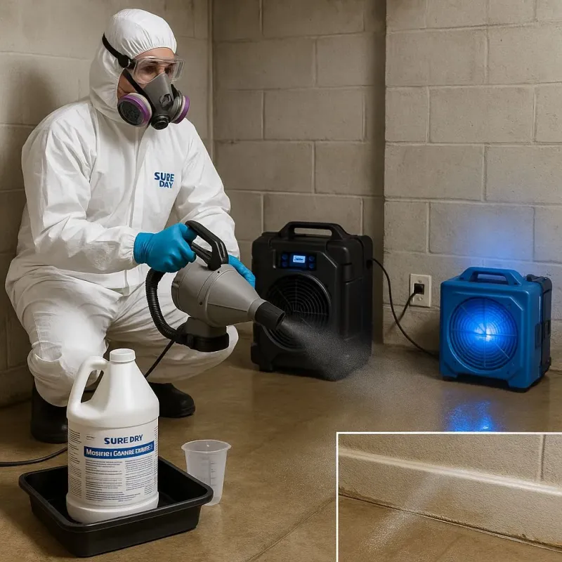 Sanitization and Odor Removal process in Mitchellville, IA