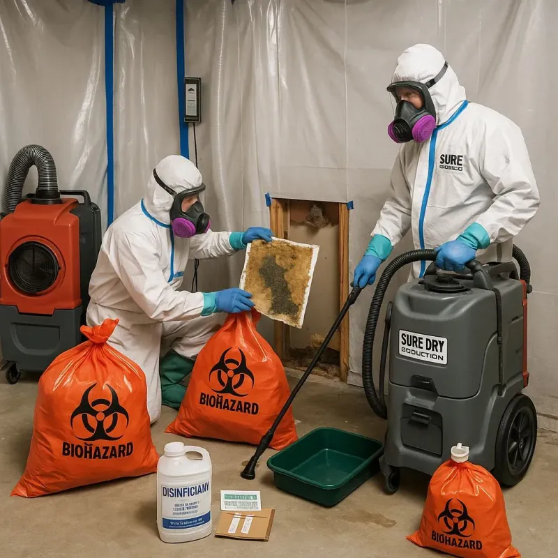 Contaminated Water Handling Protocols process in Mitchellville, IA