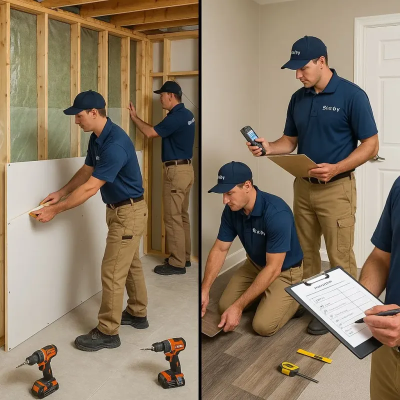 Repairs and Reconstruction process in Mitchellville, IA